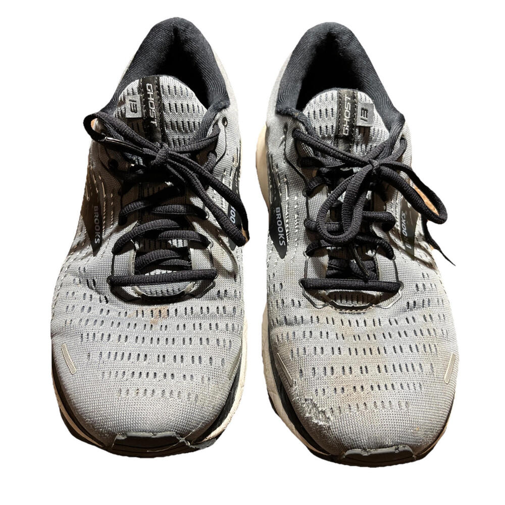 BROOKS Size 10 Athletic Shoe Brooks Ghost 13 Running  Grey/ Black Crosstraining
